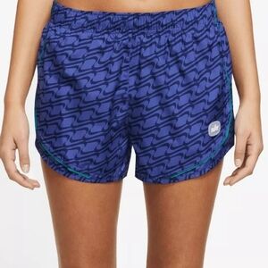 Nike Plum purple and blue Dri-FIT Shorts Small